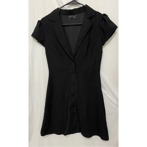 Urban Outfitters Black Button Up Dress